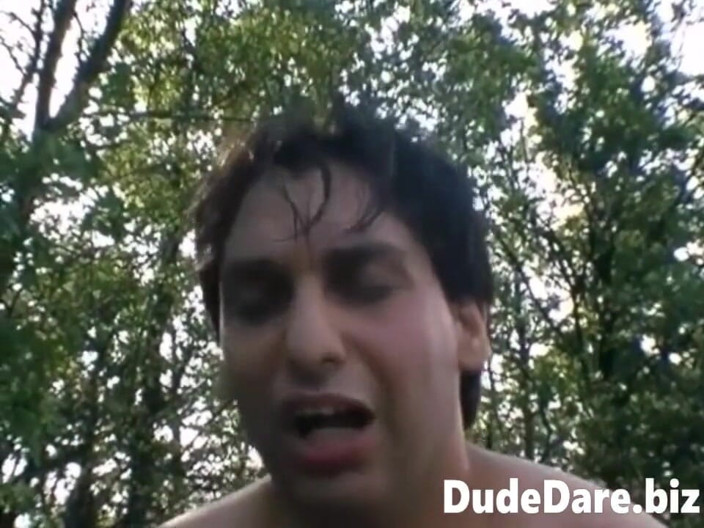 DudeDare: Impassioned dude sucking boyfriend's cock to full erection