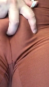 Worship My Fat Latina Camel Toe in Leggings