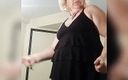 Babylongoddess treasures and pleasures: Skanky blonde stripteasing to polka music