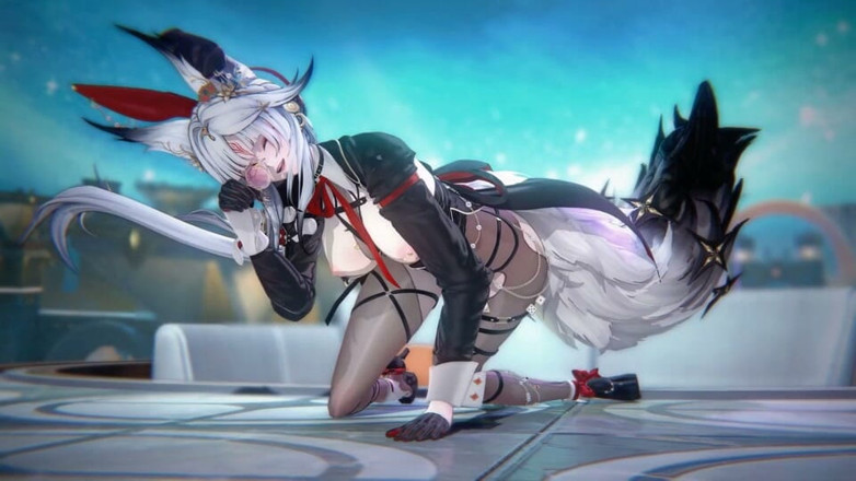 NSFWOtaku: Wuthering Waves - Hsin X Vozítko Sex - 3D Hentai Animace