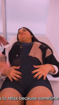 Doctor Fucks His Secretary's Pussy with His Big Cock Until He Bathes Her Face with Hot Cum