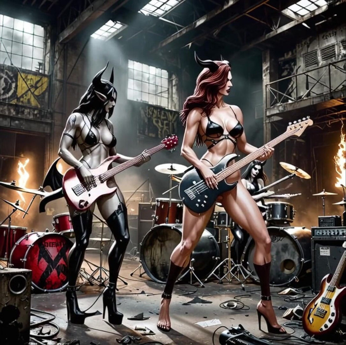 Horny van stevie: Teledysk succubus metal band