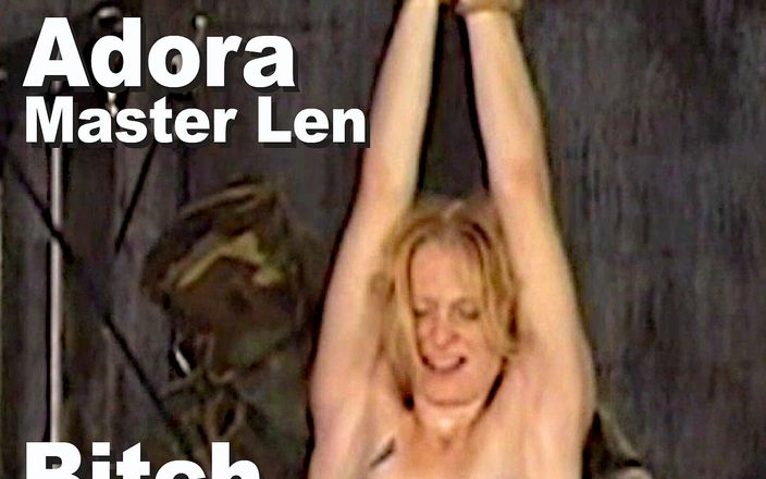 Picticon bondage and fetish: Adora &amp;amp; Master Len Bitch Strip suspendate lovite