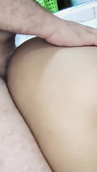 Fucking a Beautiful Moroccan Model in Lingerie - Arabic Anal Sex