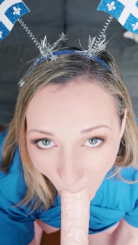 Fucking a French Canadian Girl - Quebecoise Blowjob and Cowgirl Creampie - Clara Dee POV
