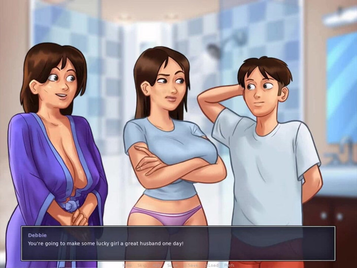 Dirty GamesXxX: Summertime Saga: Tits out, fixing the pipe Ep.22