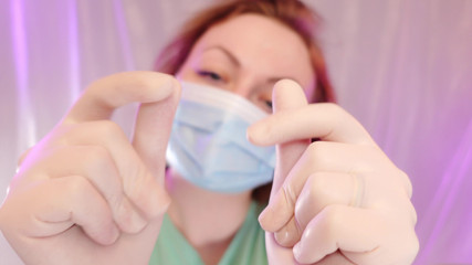 Arya Grander: Relax With Surgical Gloves SFW ASMR video by Arya Grander