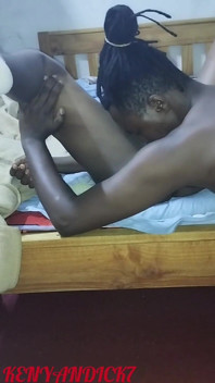 African Mature Black Male Licking Hairy Pussy