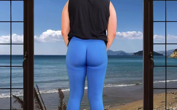 Lucas Nathan King: Chico culo de burbuja entrenamiento en pantalones apretados