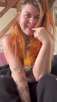 Do You Like Natural Girls? Come and Discover Me! Tattooed Hairy Redhead French Amateur