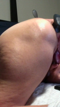 Hot MILF Gets a Huge Buttplug and Anal Beads Inserted in Her Ass by Hubby