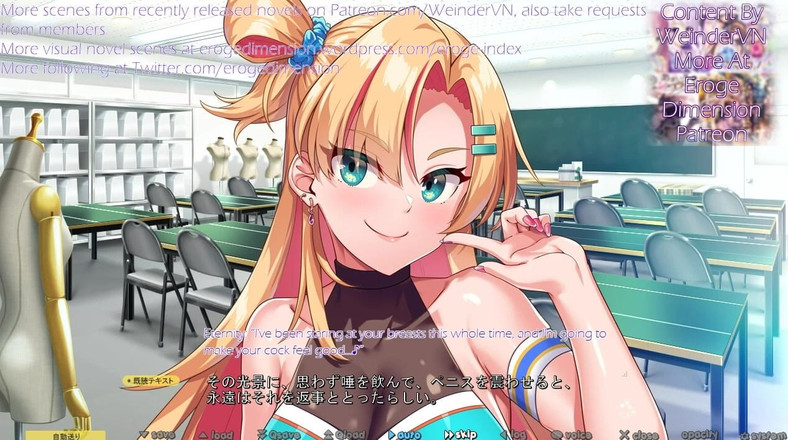 Eroge Dimension: Akumeru Gyarus Dormitory Character1 Scene1-4
