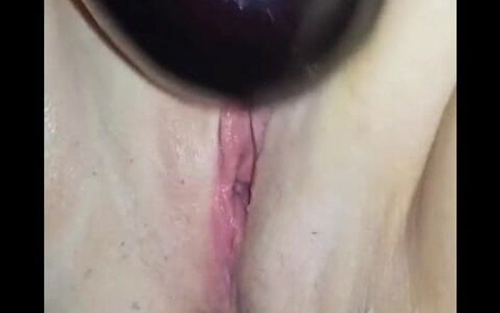 JJ Jewel BBW: Follando mi coño con comida