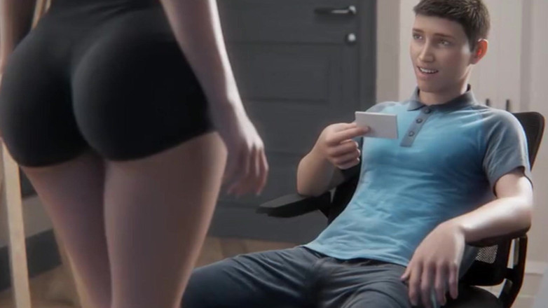 Hot sex game: Mengongkek ibu tiri mu di bilik air