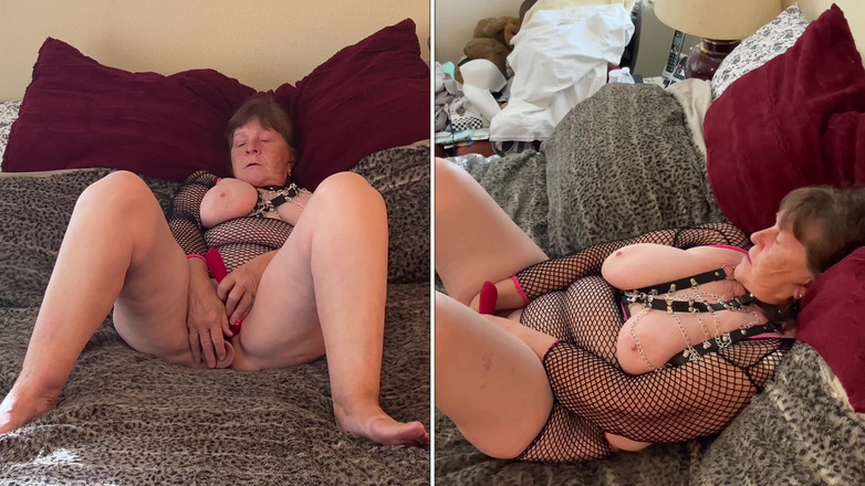 Carmen Angel: Mormor Carmen's Happy New Year! Fredagens Solo Orgasm 1226fap