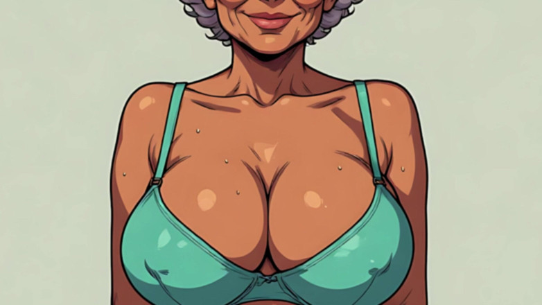 AI Porn: Sexy Curvy Matures Bra and Panty Art