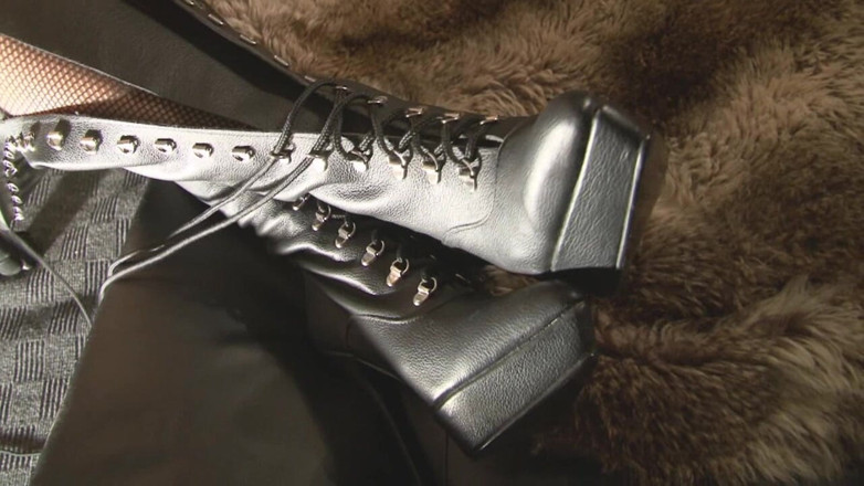 SophiaSylvan: Lacing up My New Leather Thigh High Boots - HD!