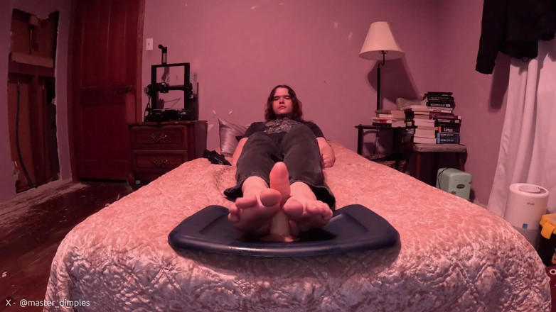 Mr Dimples: 我给我的假阳具足交