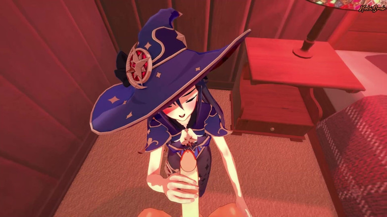 Hentai Smash: POV fucking Mona in the piledriver and giving her a...