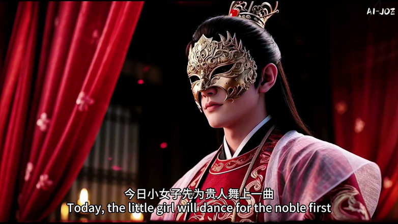 AI-JOE: Blindfolded Silver Hair Beauty Meets the Masked Stranger.e4.ai-generated