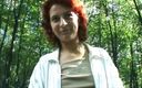 Deutsche Frauen: A Redhead German Woman Loves Masturbating in the Forest