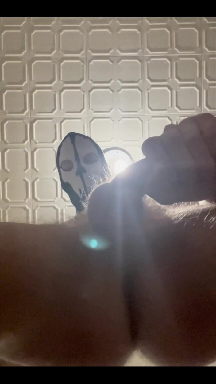 Johnny69227: 7 Inch (18cm) Hot Cock Owned by a Masked Slim Twink....