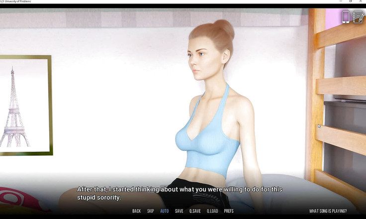 Erotic Krisso: Университет проблем -тинка с большими натуральными сиськами