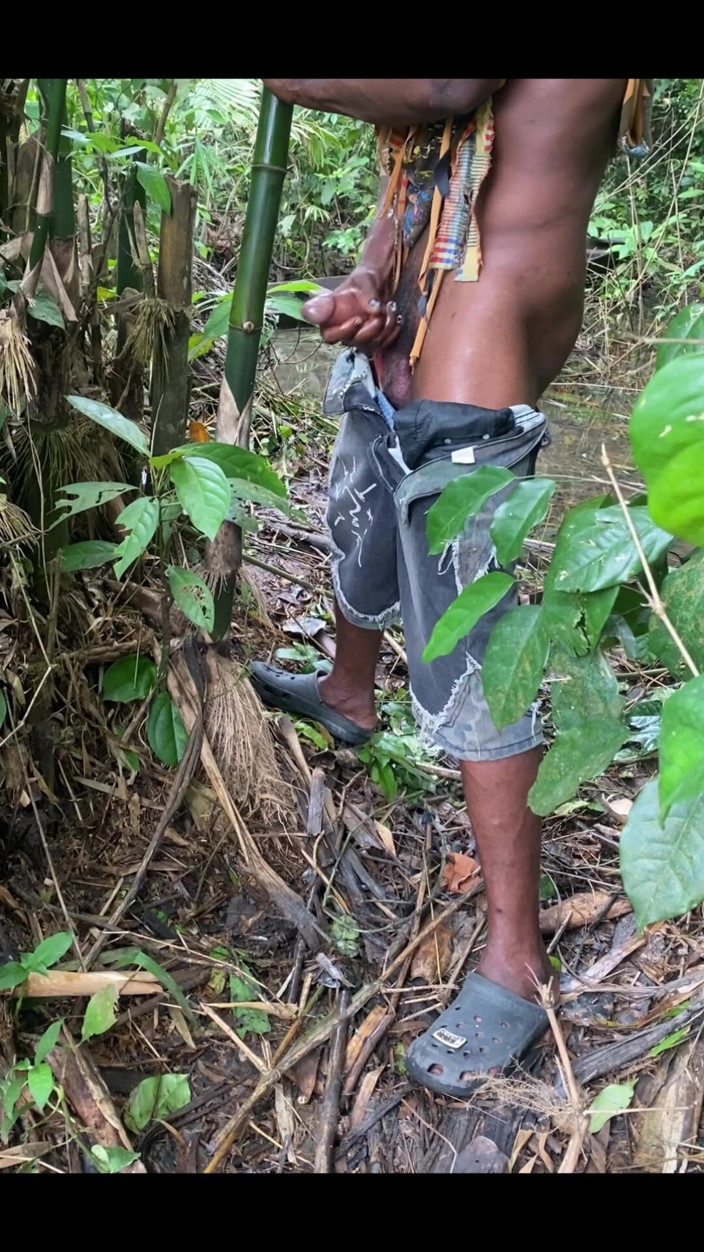 assdriller50: Pouring Cum in the Forest
