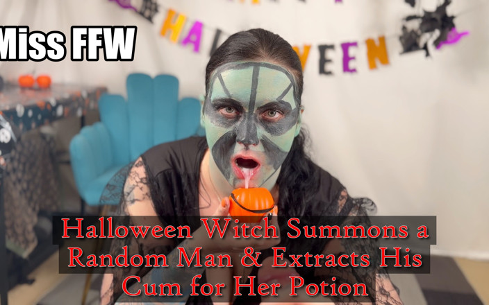 MissFFW: Halloween Witch Summons a Random Man Extracts His Cum for...