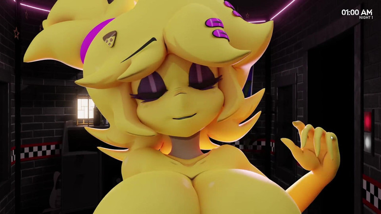 LewdArcade: Five Nights in Anime 3D porno game play [parte 01] Gioco di sesso