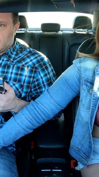 Devils Film - Natasha Nice Gives Boober Passenger a Wild Titty Fuck Ride and Massive Cum on Tits