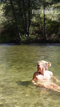 Sexy Blonde Gets Pussy Eaten and Covered in Cum Outdoors