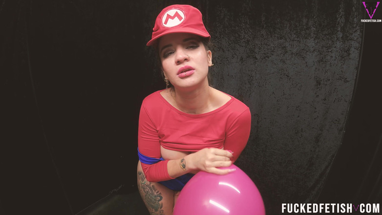Fucked fetish: B2p mario bros cosplay palloncini rossi tacchi alti scoppio