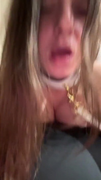 Really Hard Fuck in Harness in a BDSM Room. My Humiliation