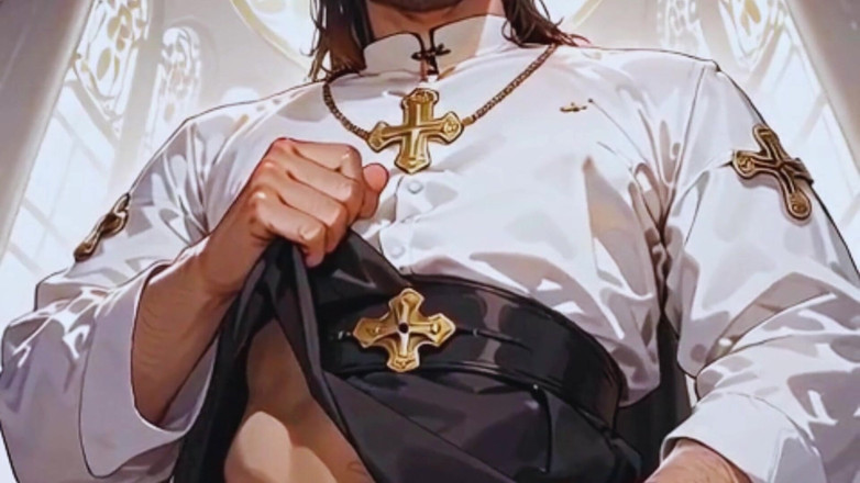 Real narrated fantasy Hentai: Pelacur twink berdandan seperti pengantin wanita dan menawarkan pantatnya yang...