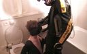 French Twinks Amator videos: Slut twink used by straight motorbiker in the bathroom