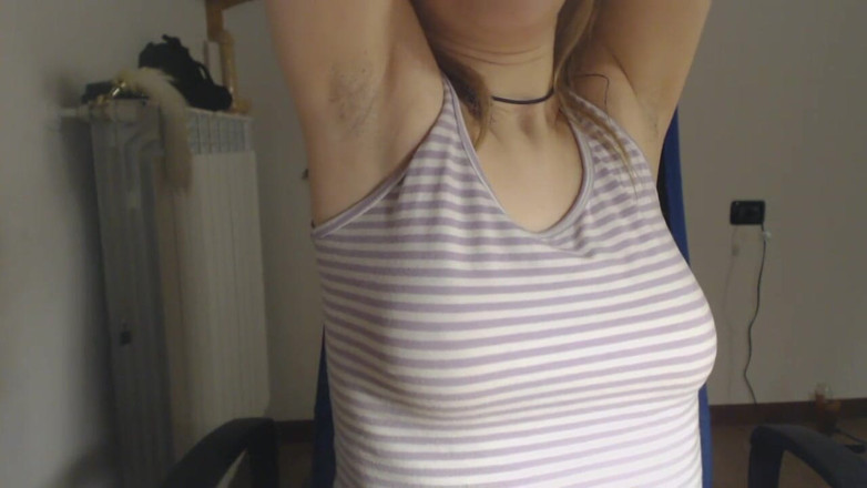 RavenBigAss: Lick my armpits and touch, with hair regrowth