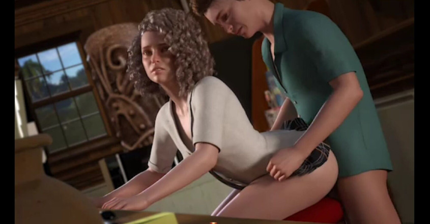 Naughty gameplays: Treasure of Nadia #23 - söt tjej kommer oavbrutet hon droppade våt