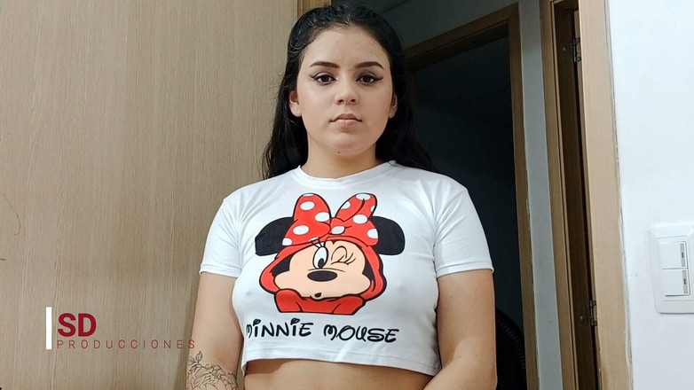 MelanieCaceres: Geile stiefmoeder neukt haar stiefzoon zodat hij stopt met masturberen -...