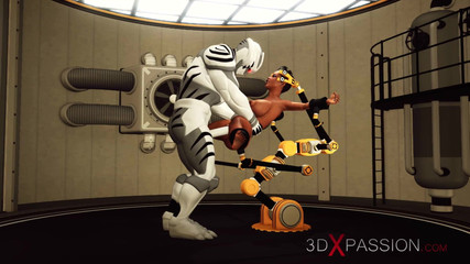 3dxpassion: Extrémní sex v omezeních. Kozatá kráska ráda tvrdě šuká