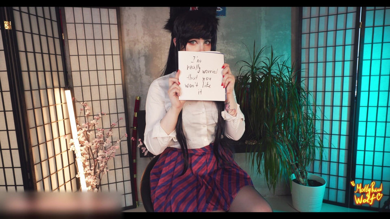 MollyRedWolf: Komi-san. Geheime video. 4k - mollyredwolf