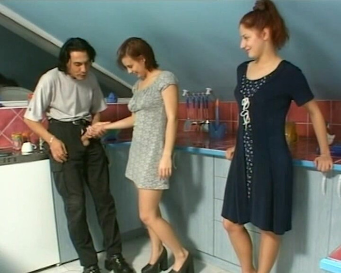 BB Video - Old School: German Amateur Teenager Orgy with a Hot Babe Anal