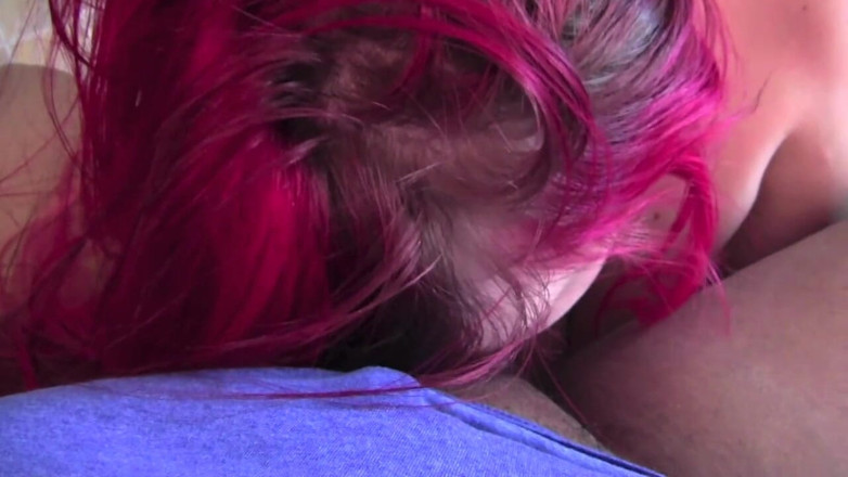 Real Amateur Sluts: Red headed slut Amber Sativa gets a facial and mouth...
