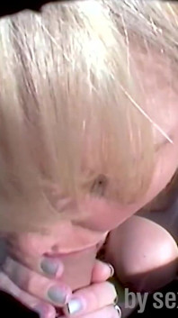 Mature blonde Jasmin with willing cunt