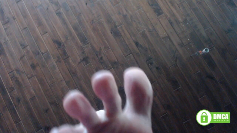Risky Hairy Couple: Slave, Lick Feet of Your Giantess