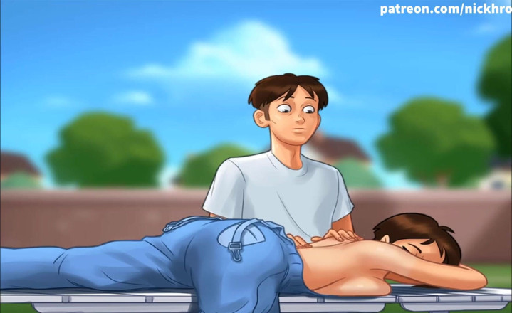 Cartoon Universal: Summertime saga part 51 - my slutty stepaunt ( French sub )