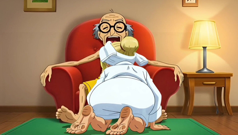 Octopussy Lovers Club: Vdaná nudistická babička byla ošukaná do velkého zadku nevlastním bratrem...