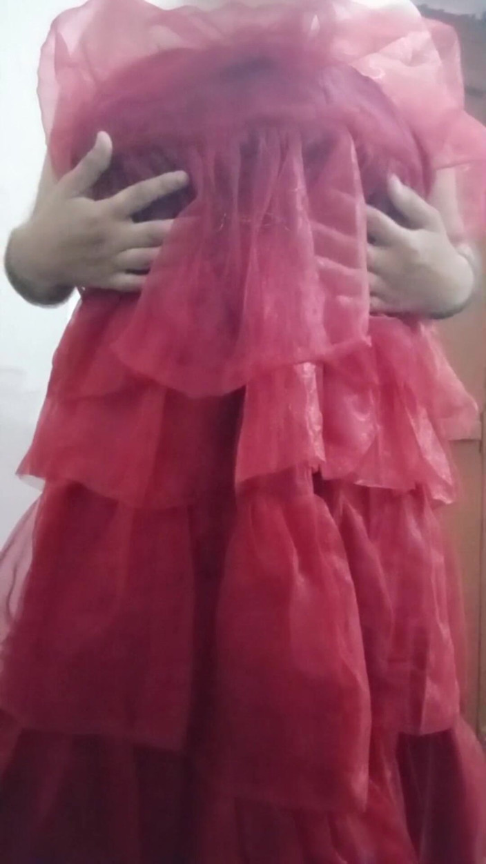 Gaurisissy: Indian Gay Crossdresser Gaurisissy Real XXX Domowy seks w Red...