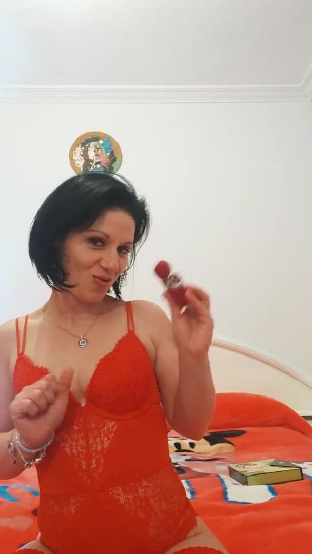 CleopatraMV: Cleopatra playing in her room with her toy