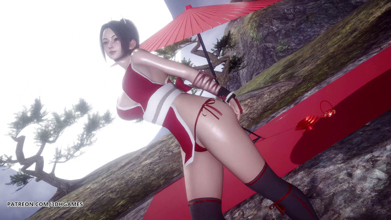 3D-Hentai Games: [MMD] Apă rece Mai Shiranui striptease sexy 4K 60FPS DOA